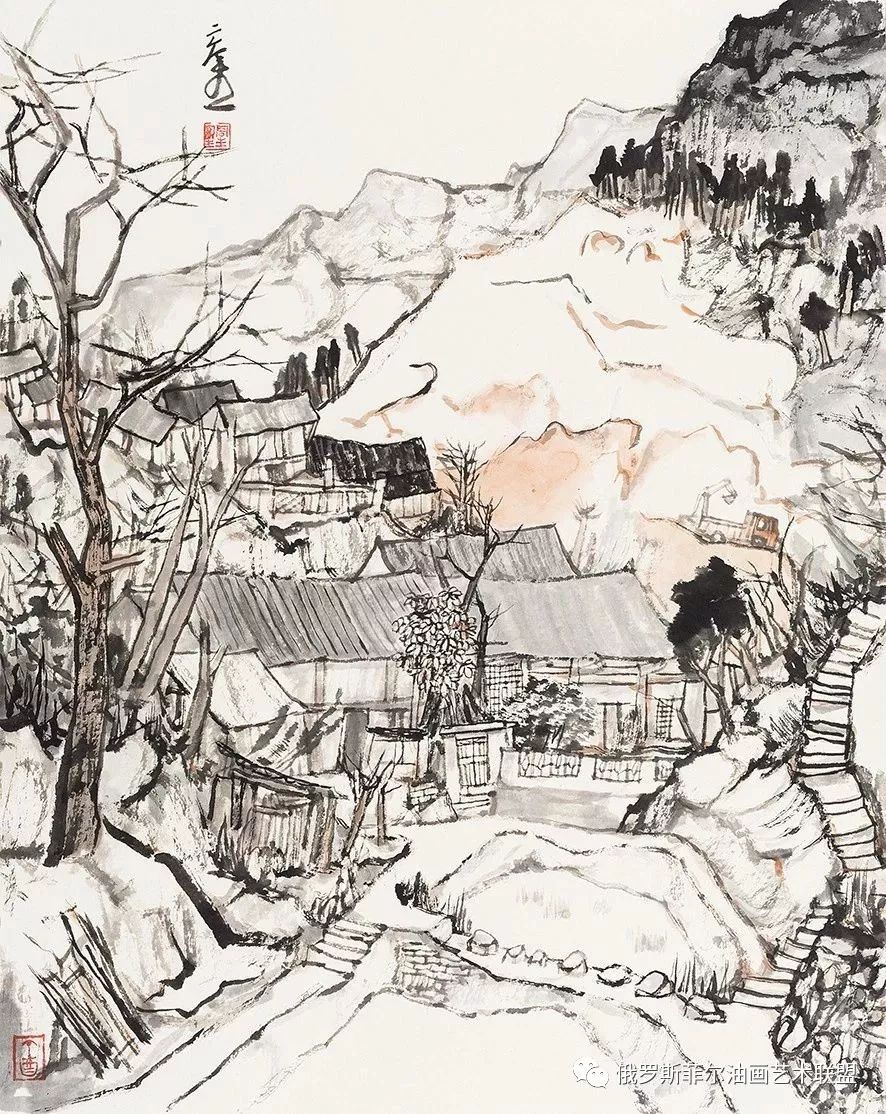 中国著名画家林容生绘画作品欣赏