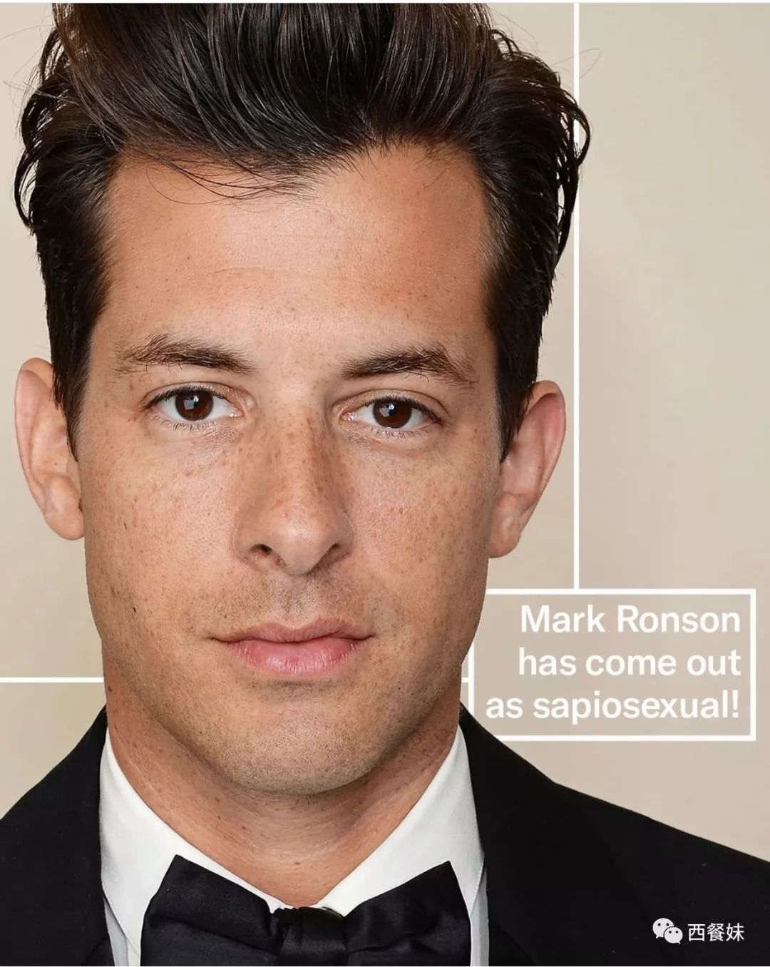 原创英国著名音乐制作人markronson出柜智性恋什么叫智性恋呢