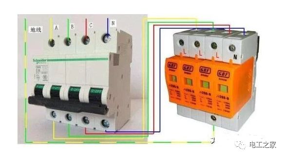 三相四線漏電保護器的接線方法