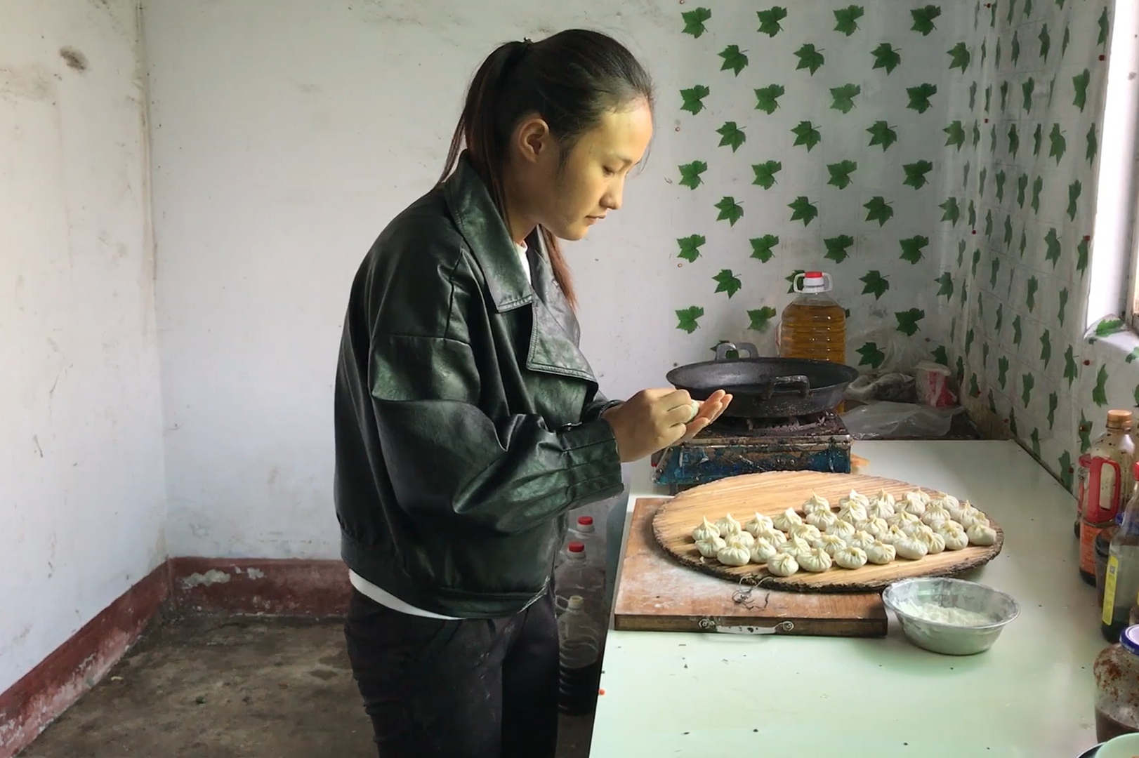 包子新做法农村媳妇不揉面不发面做好后皮薄馅多比吃肉还香