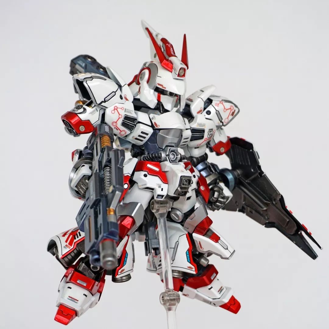 精美sd沙扎比gk改色加灯制作redevolvever