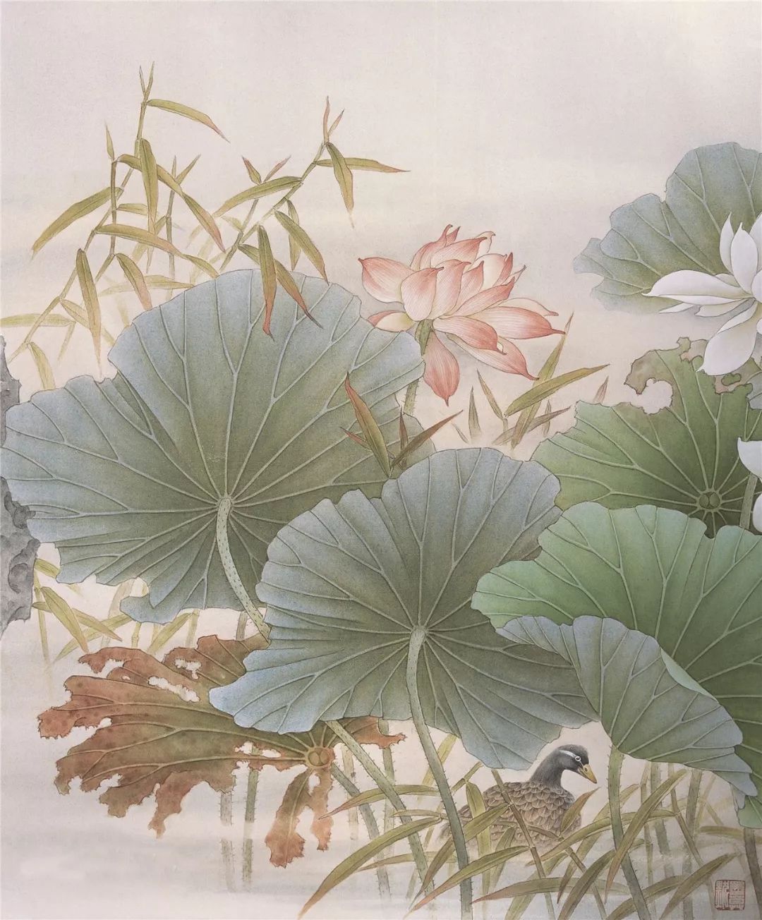 莫建成:是故乡的山水滋养了自己的艺术_工笔