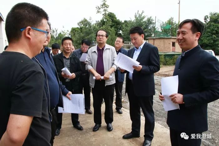 县委副书记代县长高成文深入重点项目建设一线调研