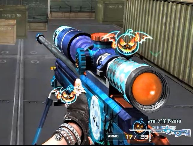 awm-万圣节2019不是2018那样的静态皮肤,而是动态的有特殊光效的外观