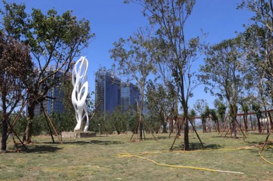 滨海体育公园年底竣工投用 将成休闲运动好去处