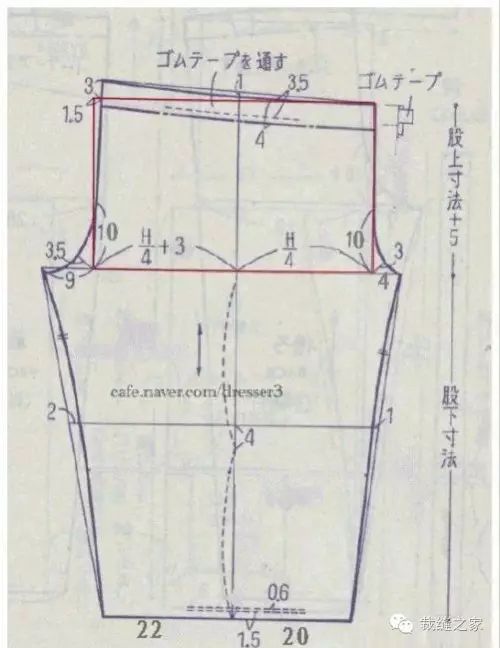 儿童秋裤裁剪图解图片