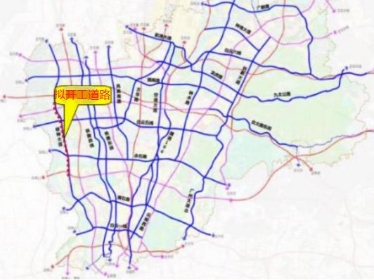 根据规划路网,道路主要经过广州大田集装箱片区,黄金围片区