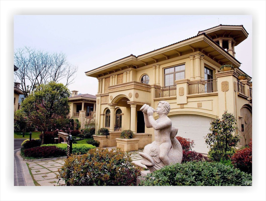 那些亮瞎你双眼的农村别墅豪宅实景拍摄50款之二