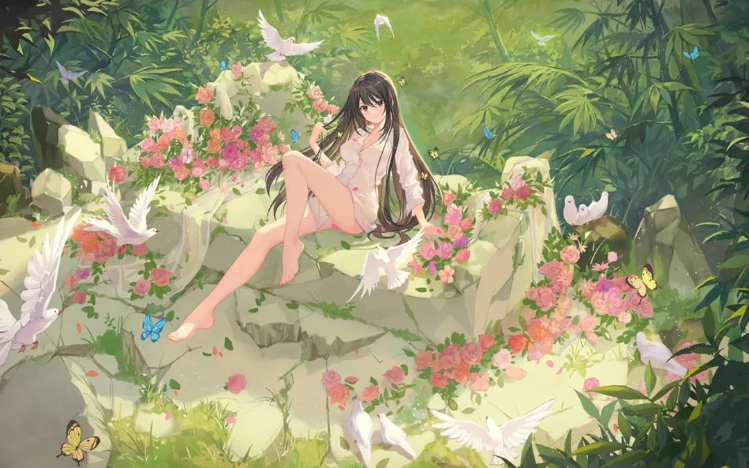 全面屏高清壁纸 | 你清澈又神秘!简直太甜了!