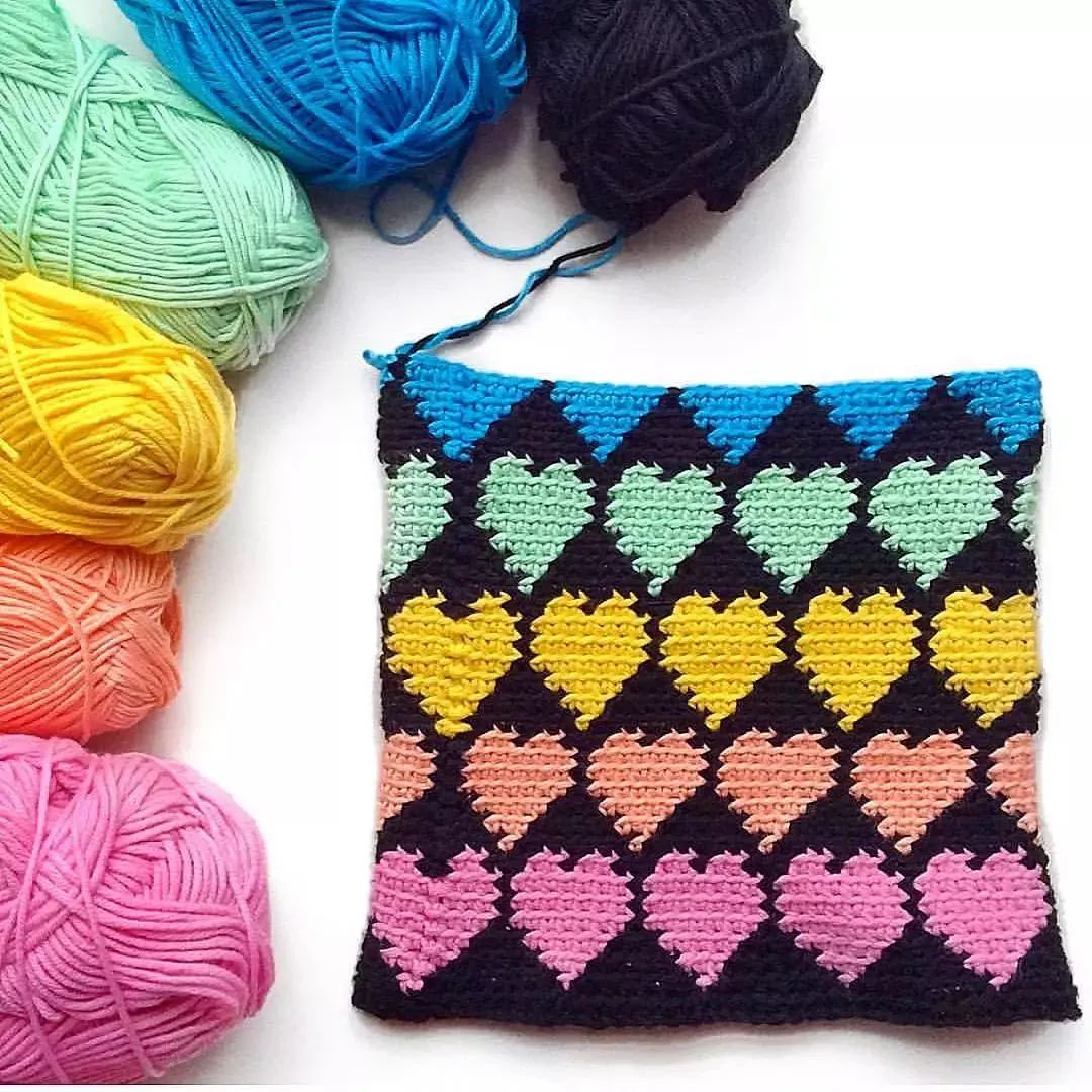 学会这种钩花配色,让你的作品惊艳又高级!