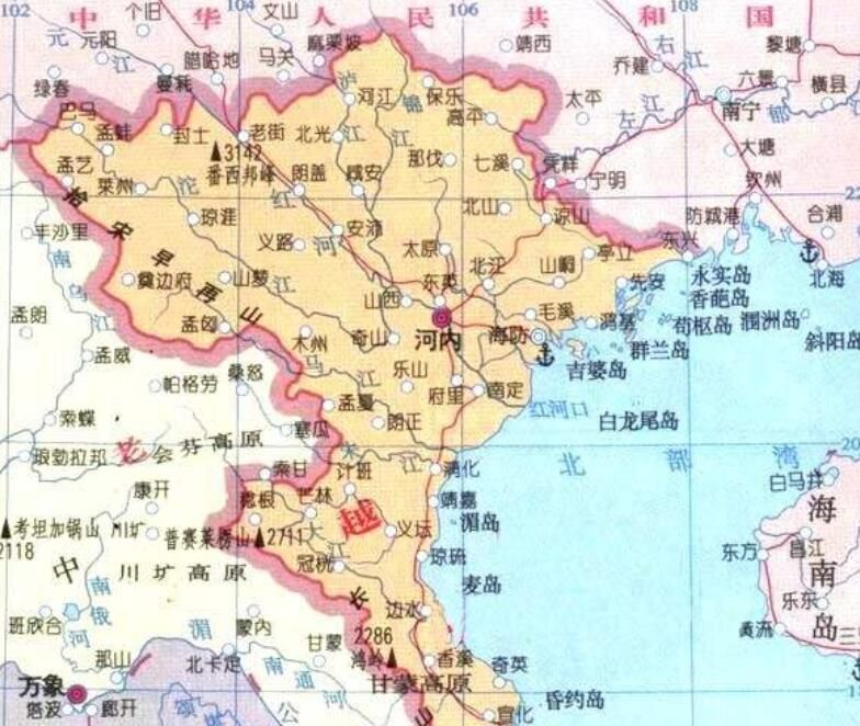 越南坚江省地图图片