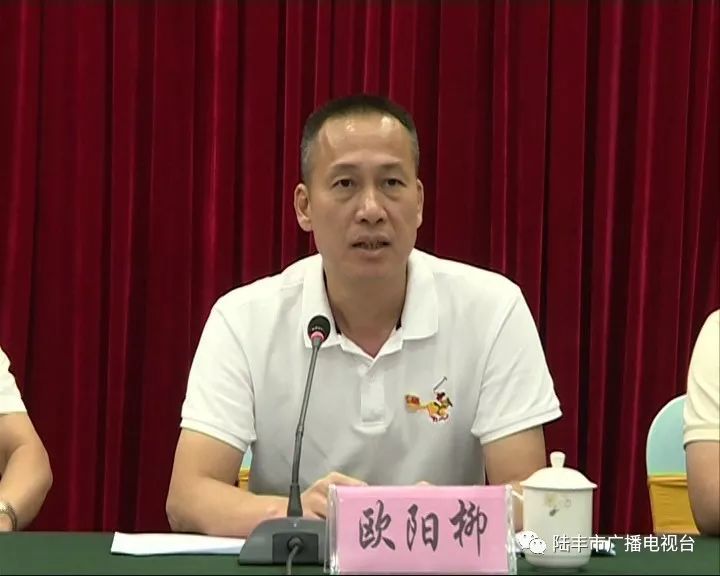 市委副书记欧阳柳主持会议,并就相关工作提出三点意见