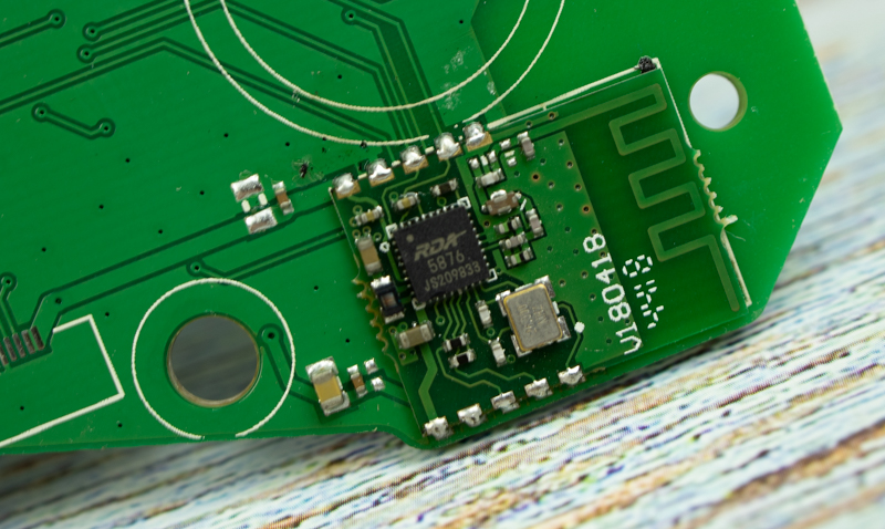 rda5876蓝牙单芯片(锐迪科),该芯片获得工业和信息化部软件与集成电路