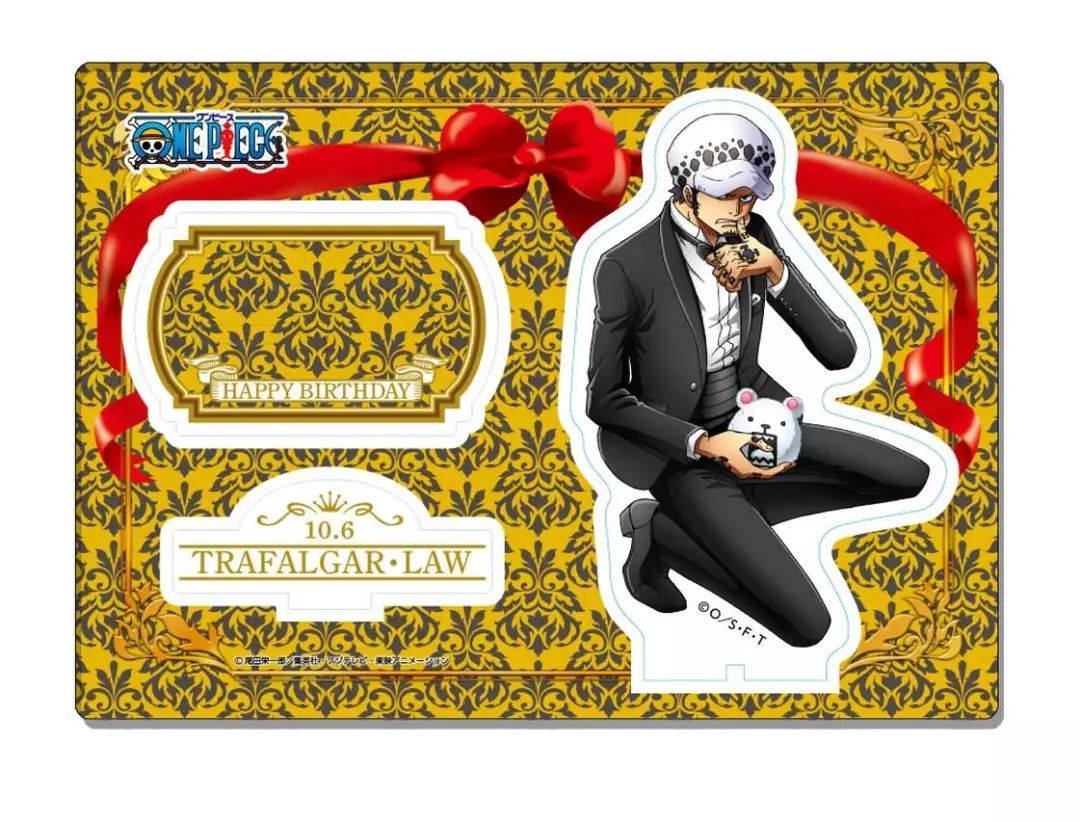 日本草帽商店公布10月罗生日西装主题徽章立牌特典等周边