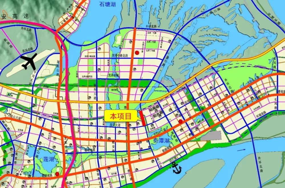 安庆市城市规划图图片