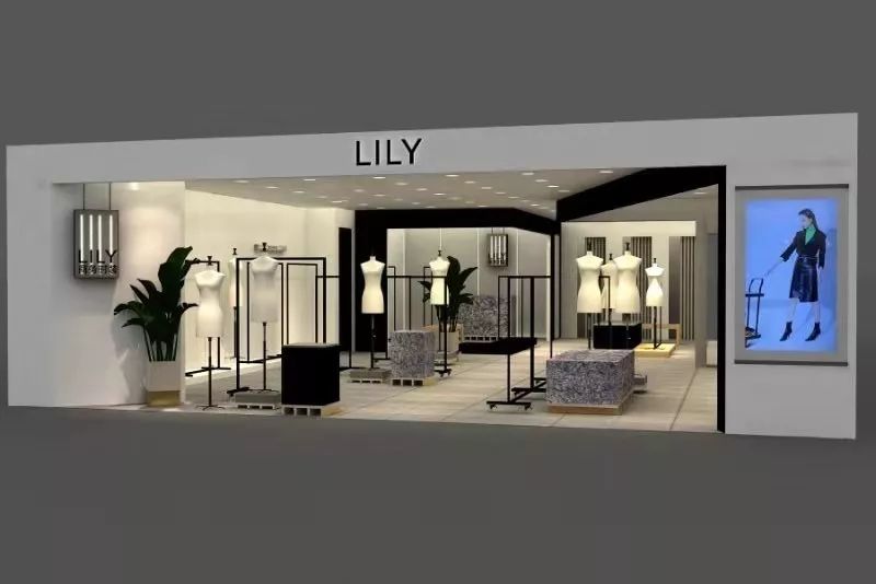 lily女装门店图片