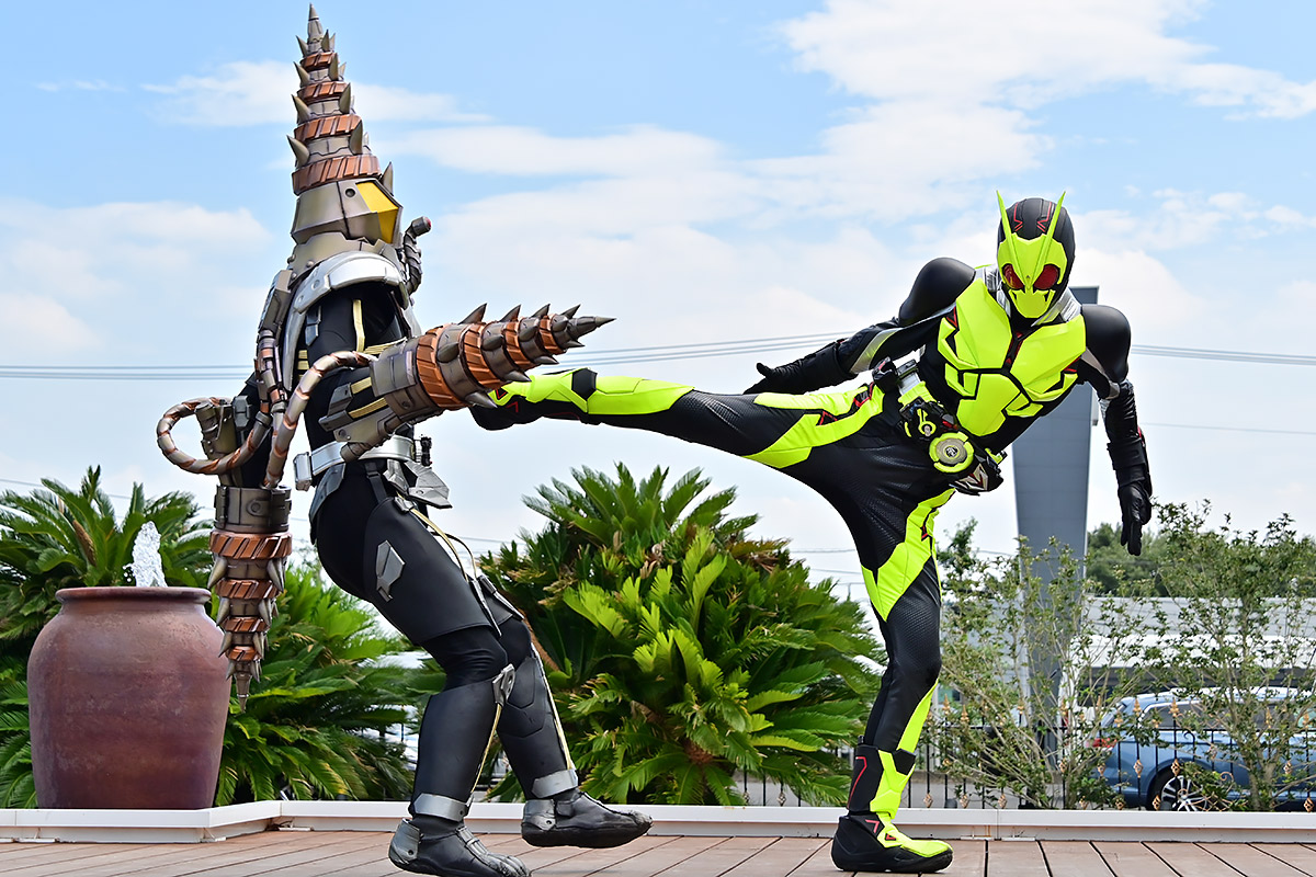 原创假面骑士01第5话先行二叔回归饰演大反派灭皮套大战全开