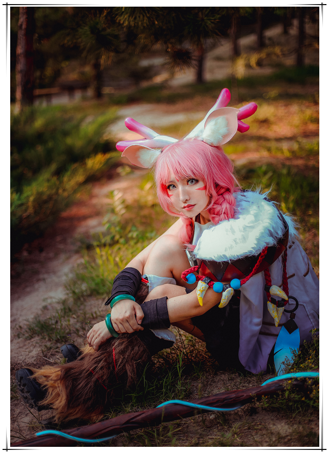 王者荣耀cosplay瑶,爱说反话的小鹿女