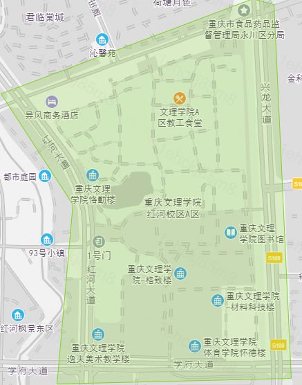 重庆文理学院位置图片