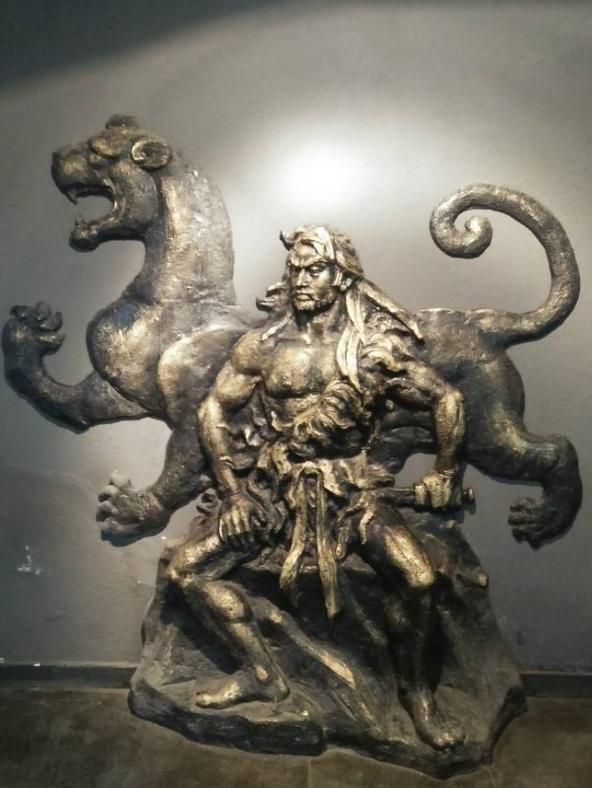 图:恩施土司王殿门口的白虎二有关于司马错的孙子司马靳(司马错之子女