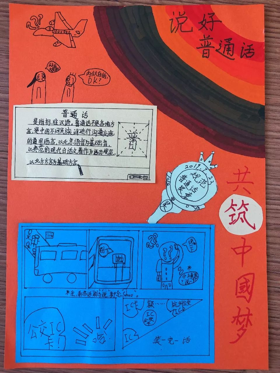 同讲普通话同写中国字同传中国情
