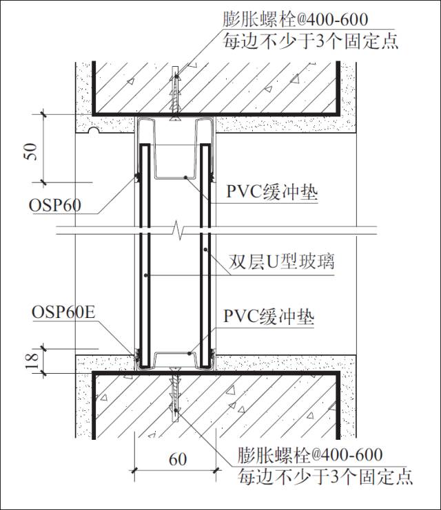 玻璃u型槽安装方法图片