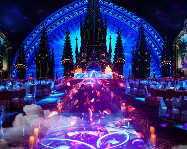 漫维传媒多媒体雾屏全息互动投影