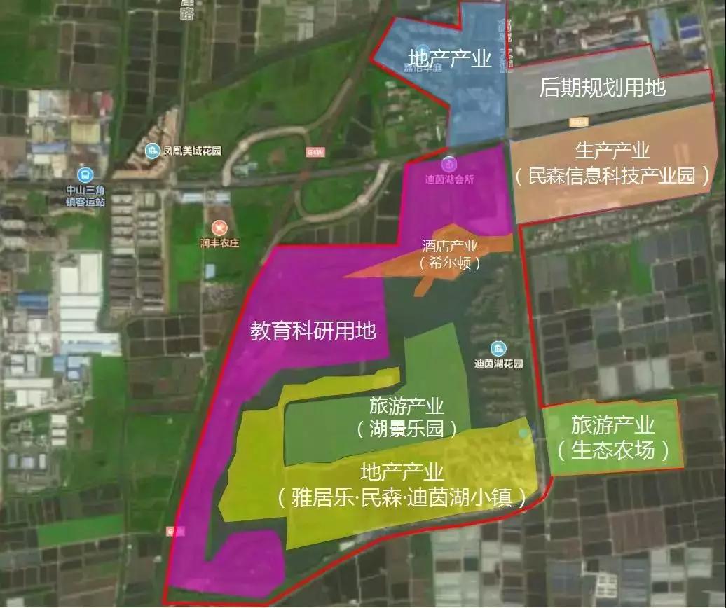 未来中山将新建4所大学三角镇规划大学城片区占地717亩