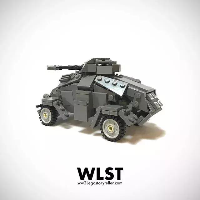 lego乐高moc作品欣赏:wlst二战经典战车