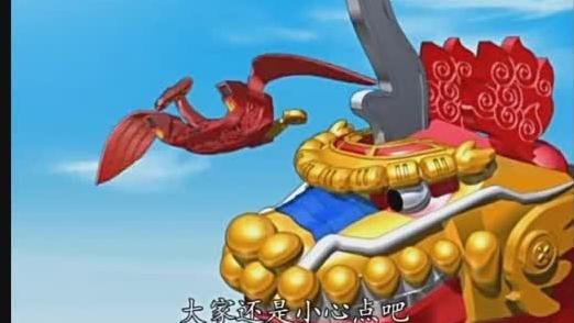 神兽金刚在空中控制遗鸥机械兽黑暗的力量不容小觑