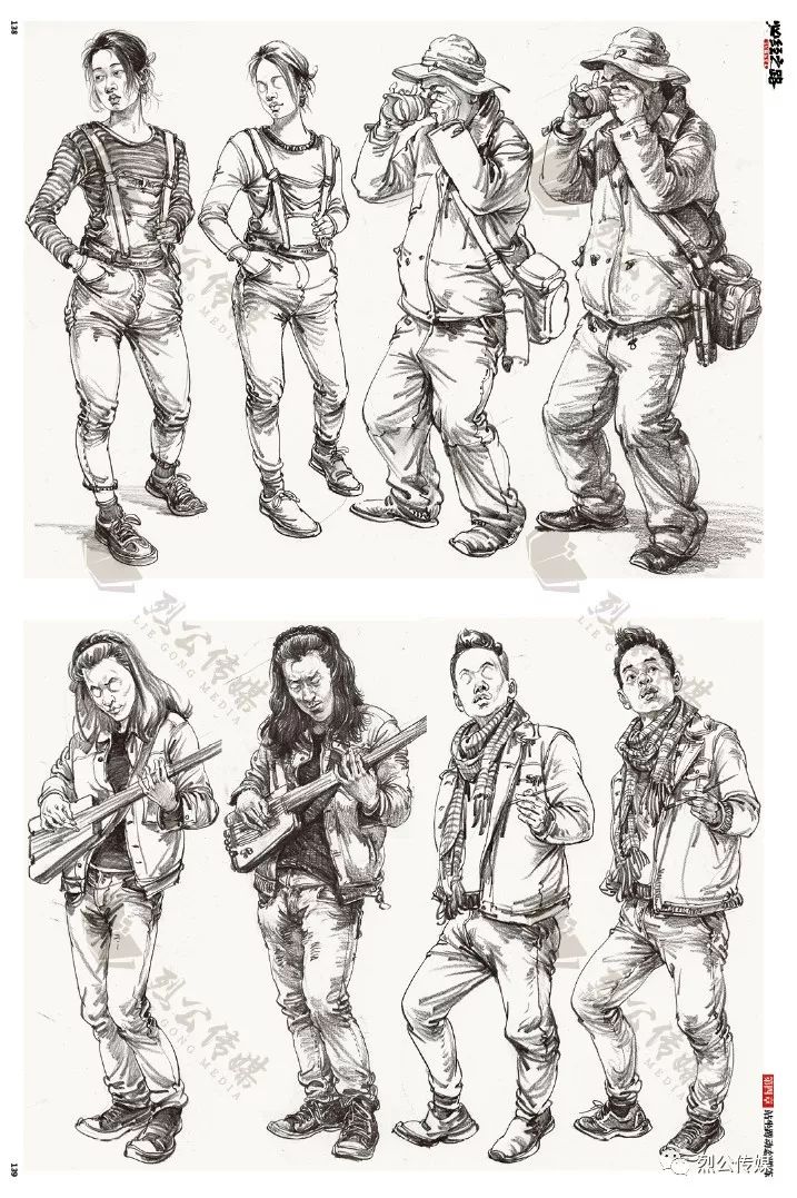 必经之路速写临摹范本完美总结一套人体造型及结构复杂原理简单学的