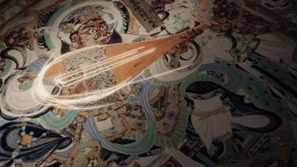 敦煌壁画中的音乐世界原来是这样!_琵琶