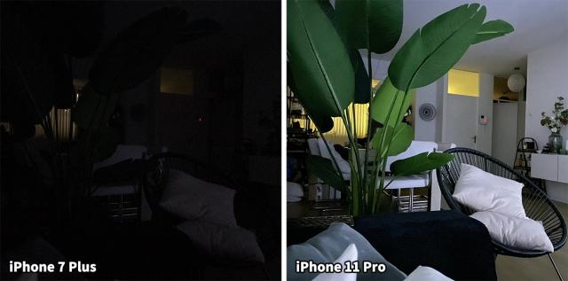 iphone11夜拍实测拍出来的照片像是开了灯