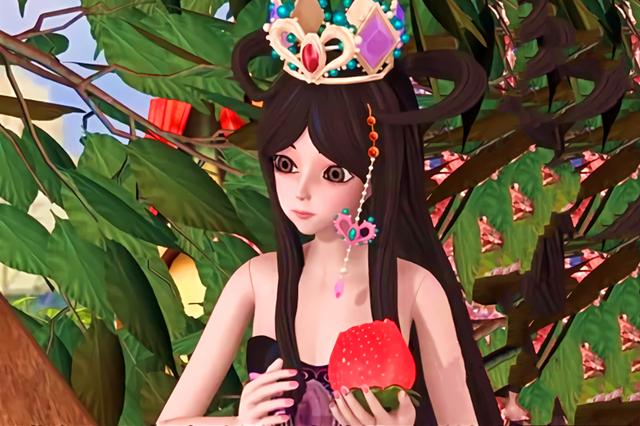 叶罗丽仙子们的吃相你见过吗?罗丽公主反差可是很大的哦