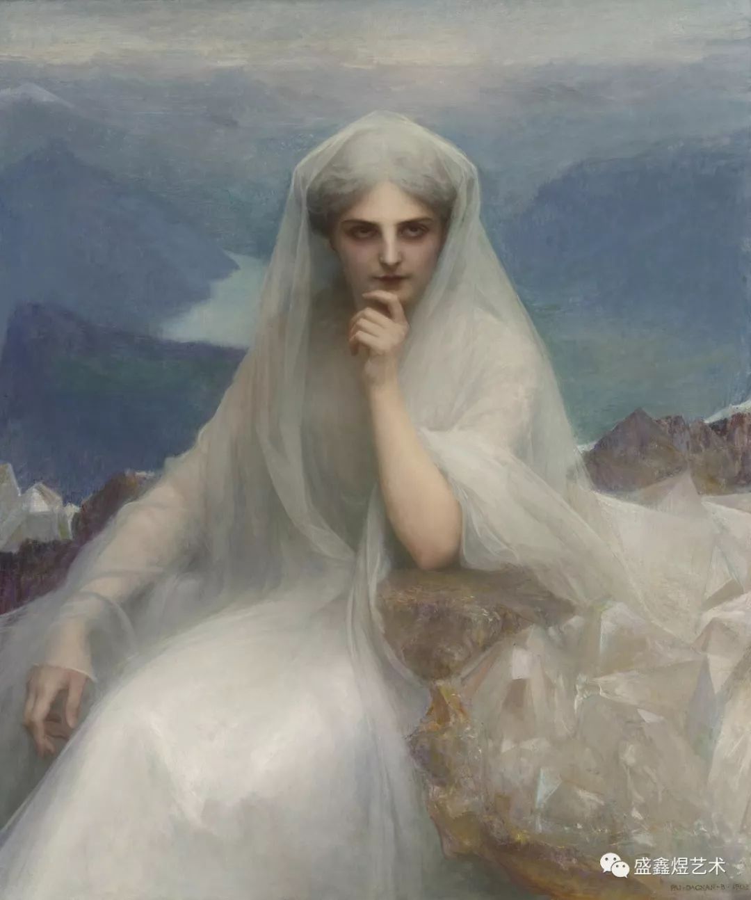 徐悲鸿的老师法国著名学院派画家达仰