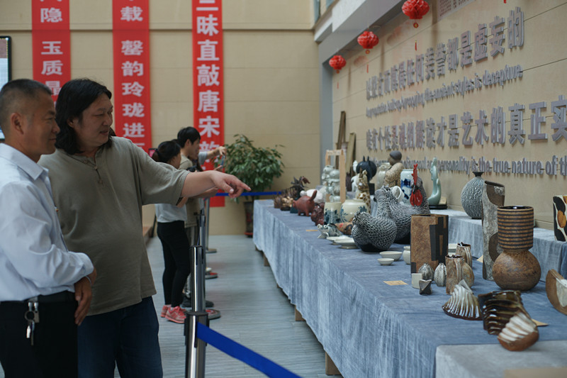 定窑国际陶艺创作营作品展在河北曲阳陈文增定瓷艺术馆盛大开幕