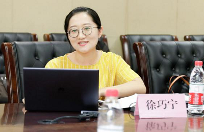 图4 浙江工业大学讲师徐巧宁博士▲图5 浙江省教育厅教材处朱琦老师