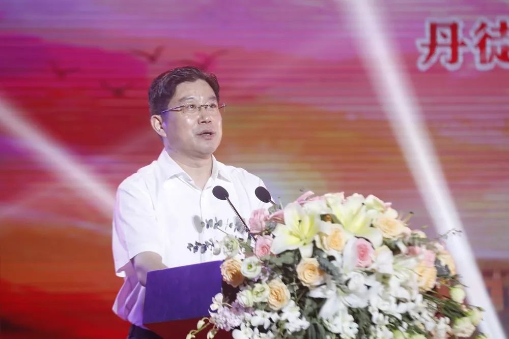 发表热情洋溢的讲话中共镇江市丹徒区委书记张映桥青春不老的魅力生态