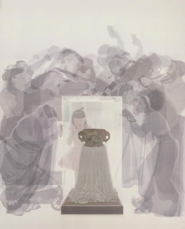 8个月潜心创作灵感源于即墨古城青岛即墨画家孙娟娟竞夺中国美术界最