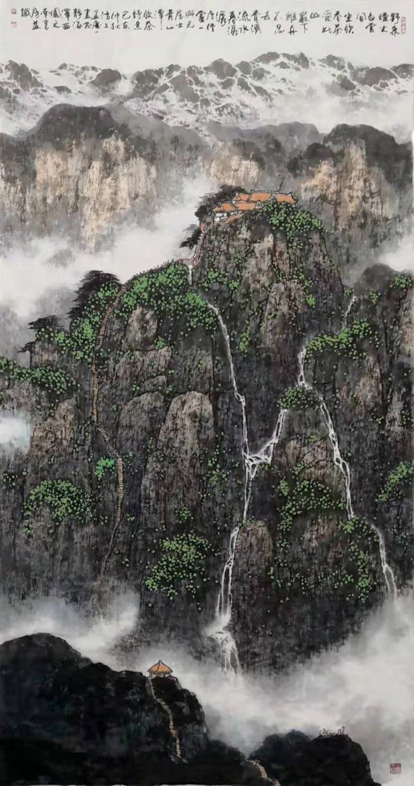 庆祝建国70周年艺术家专题报道画家孟庆一作品欣赏