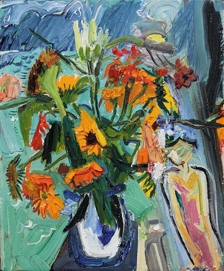 每一幅画都是琐碎生活的影子是我的日记艺术家闫平作品欣赏