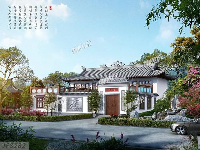 建房说图纸30款中国风别墅中式四合院