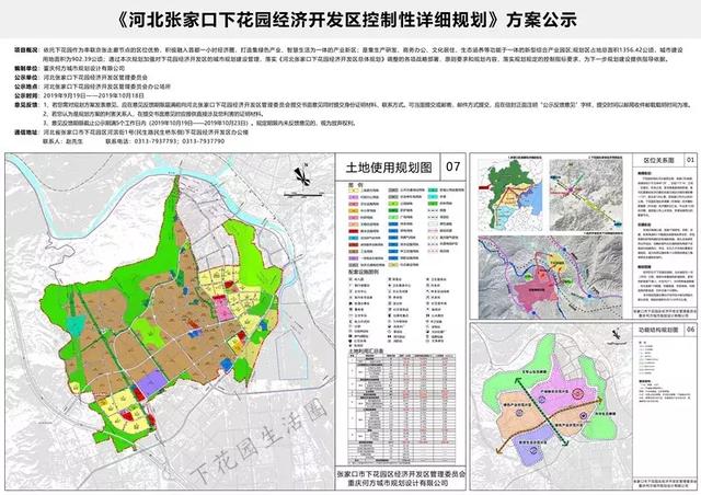 135642公顷下花园要建经济开发区规划方案出炉