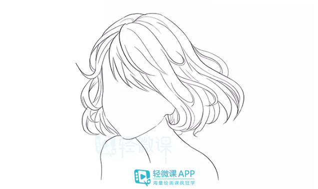 美少女動漫人物頭髮怎麼畫