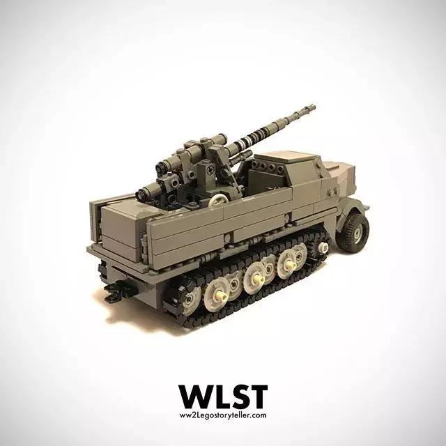 lego乐高moc作品欣赏wlst二战经典战车