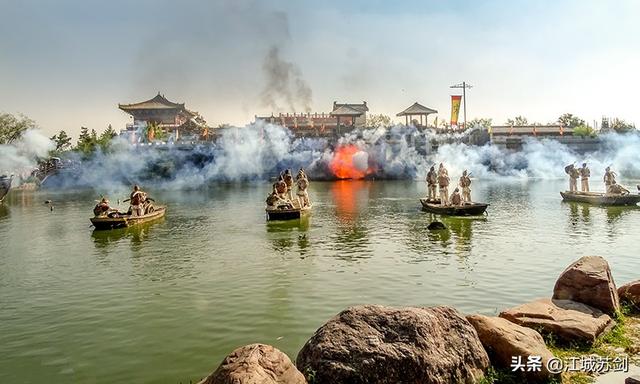 清明上河园景区大型实景剧大宋东京保卫战带我们穿越时空