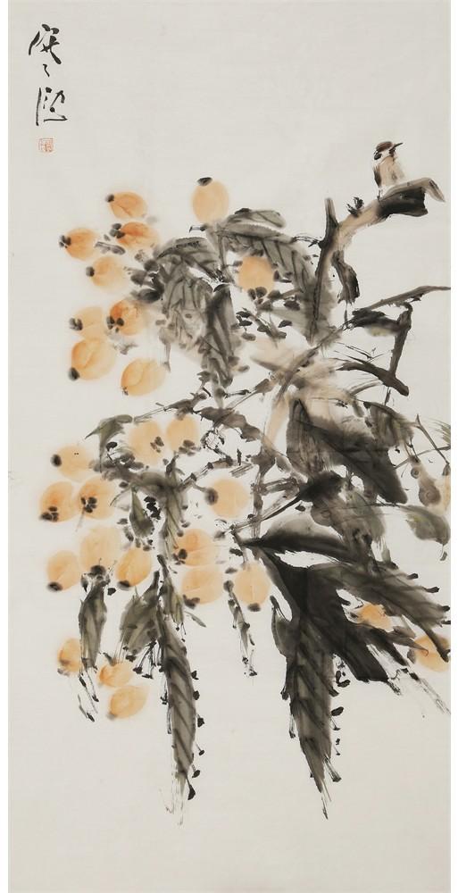 崔兆礼花鸟画纵横随意有无间似影如形如梦远