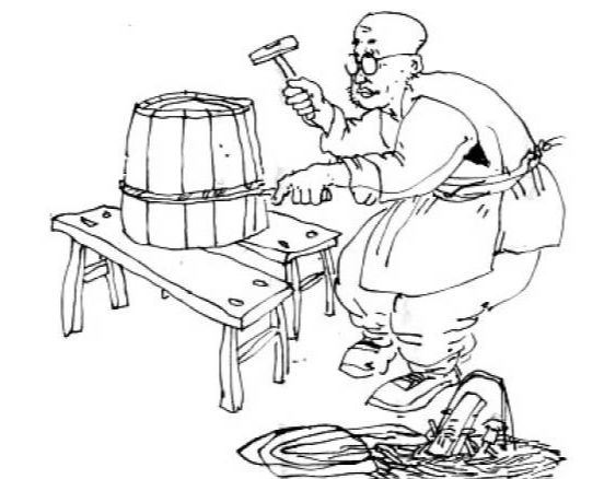 涵江记忆l老街上的箍桶匠