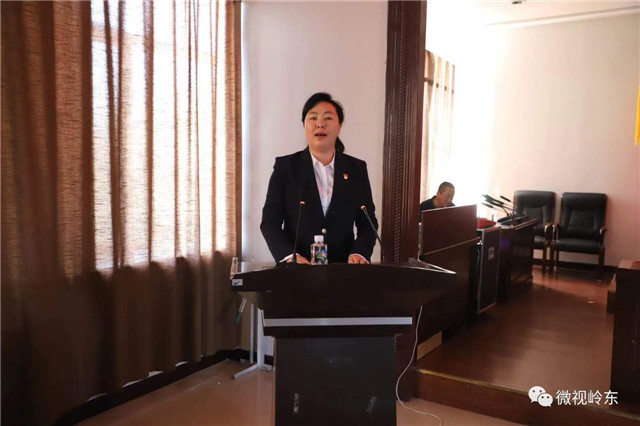 区领导迟国君,李培生,张启鹏,张亚军,刘长胜,王煜,马学兵,于宝生,郭孝