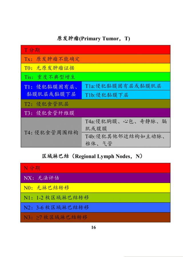 新版肺癌食管癌分期小册再次推送